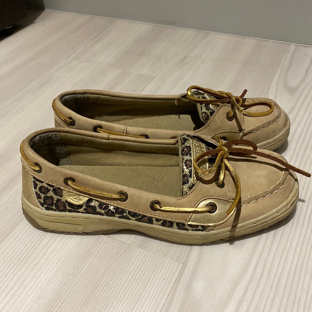 Sperry Top Slider Leopard Print